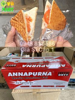 Giấy Bạc 4 kg Annapurna - Đủ Mét - Dai Chất Lượng - Lõi Nhỏ 15