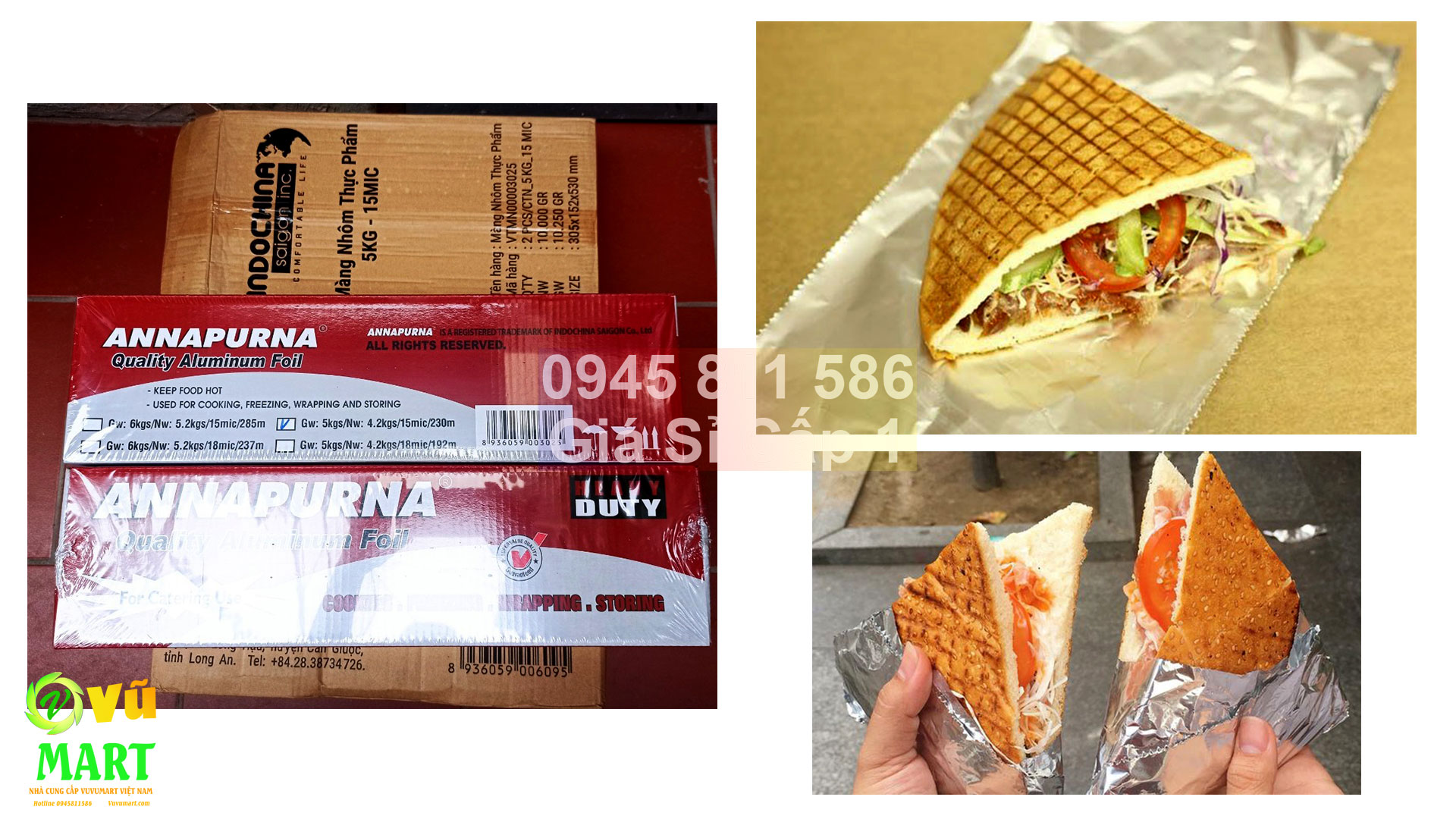 Giấy bạc 5kg Annapurna màng nhôm Nướng thịt cá gà giá rẻ hơn shopee Giấy Bạc 5 kg Annapurna - Đủ Mét - Chất Lượng - ATTP 3