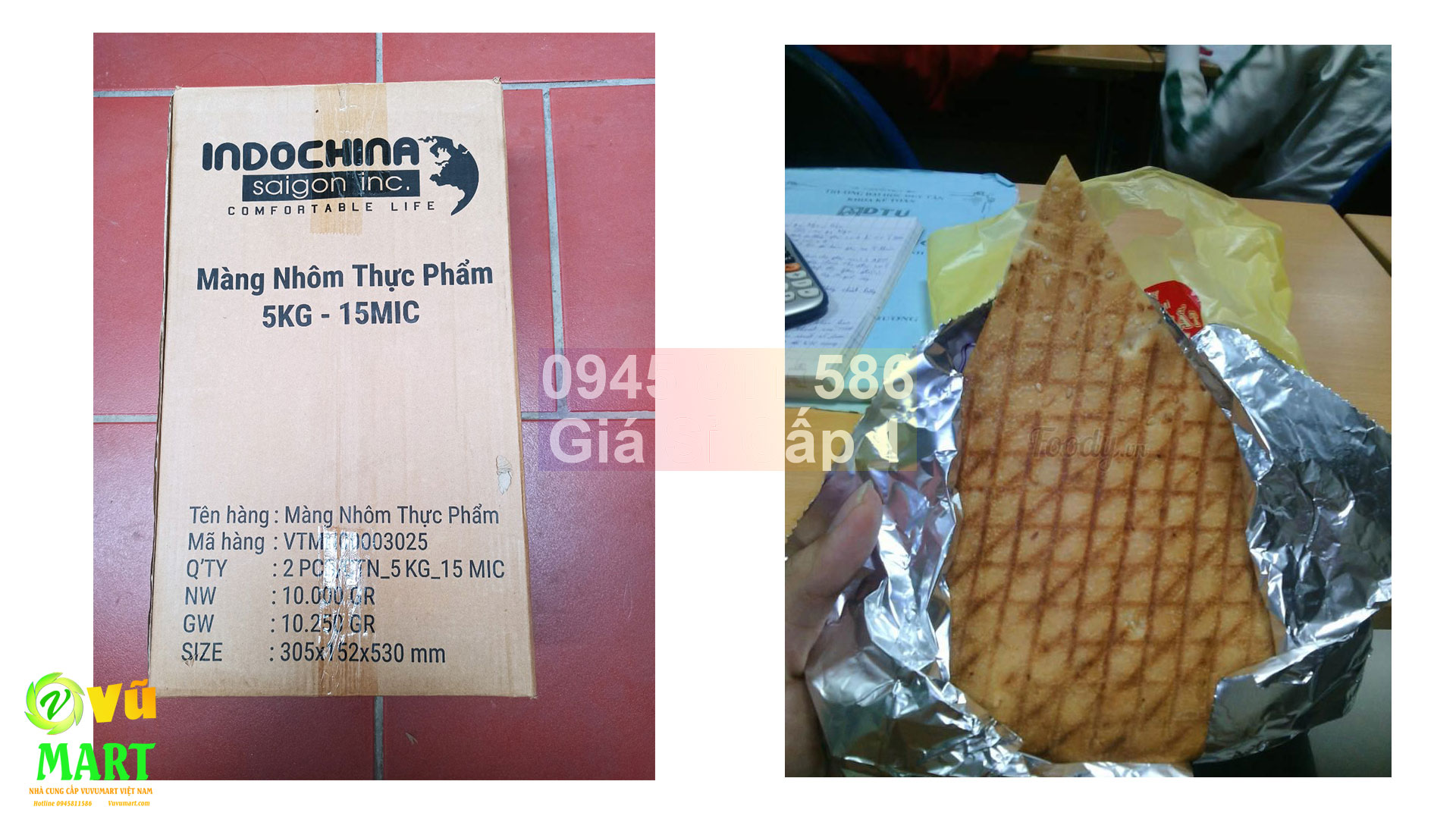 Giấy bạc 5kg Annapurna màng nhôm Nướng thịt cá gà giá rẻ hơn shopee Giấy Bạc 5 kg Annapurna - Đủ Mét - Chất Lượng - ATTP 7