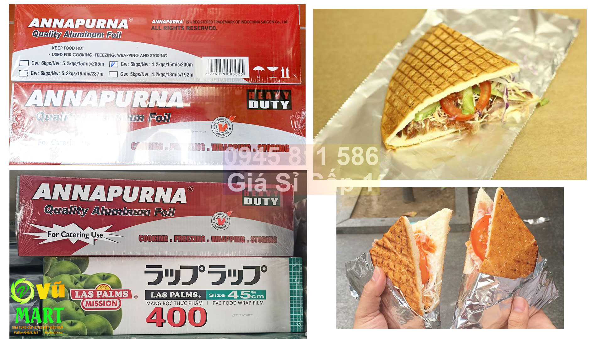 Giấy bạc 5kg Annapurna màng nhôm Nướng thịt cá gà giá rẻ hơn shopee Giấy Bạc 5 kg Annapurna - Đủ Mét - Chất Lượng - ATTP 4