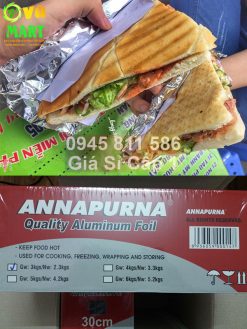 Giấy Bạc 4 kg Annapurna - Đủ Mét - Dai Chất Lượng - Lõi Nhỏ 11