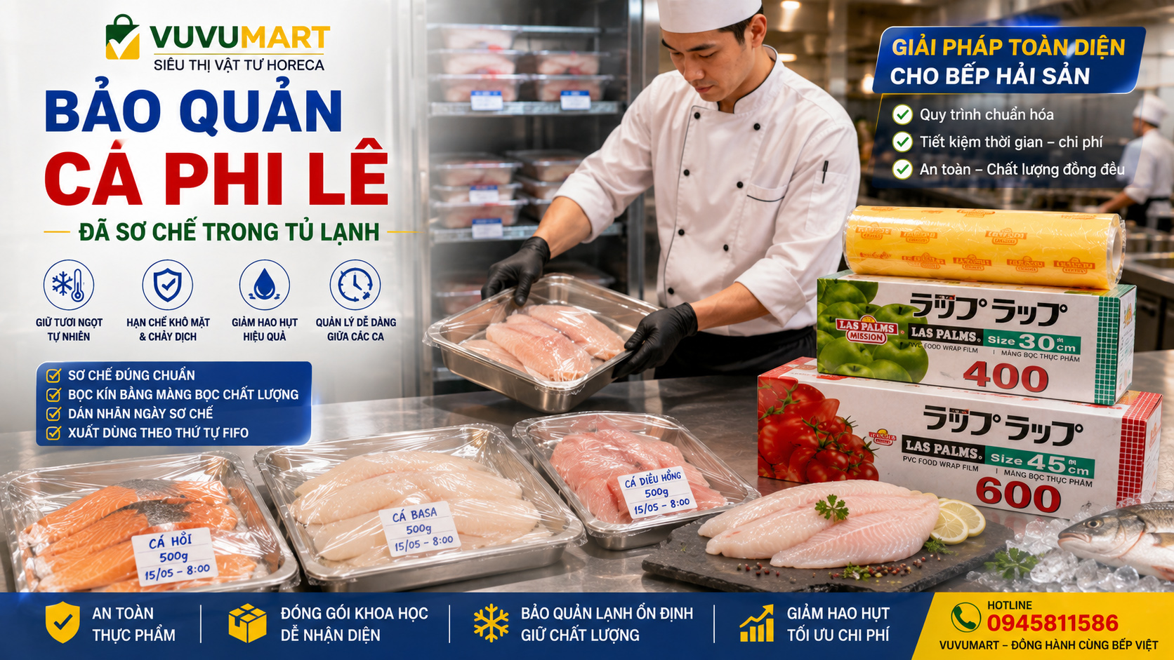Cách bảo quản cá phi lê đã sơ chế không khô mặt, không mất vị ngọt