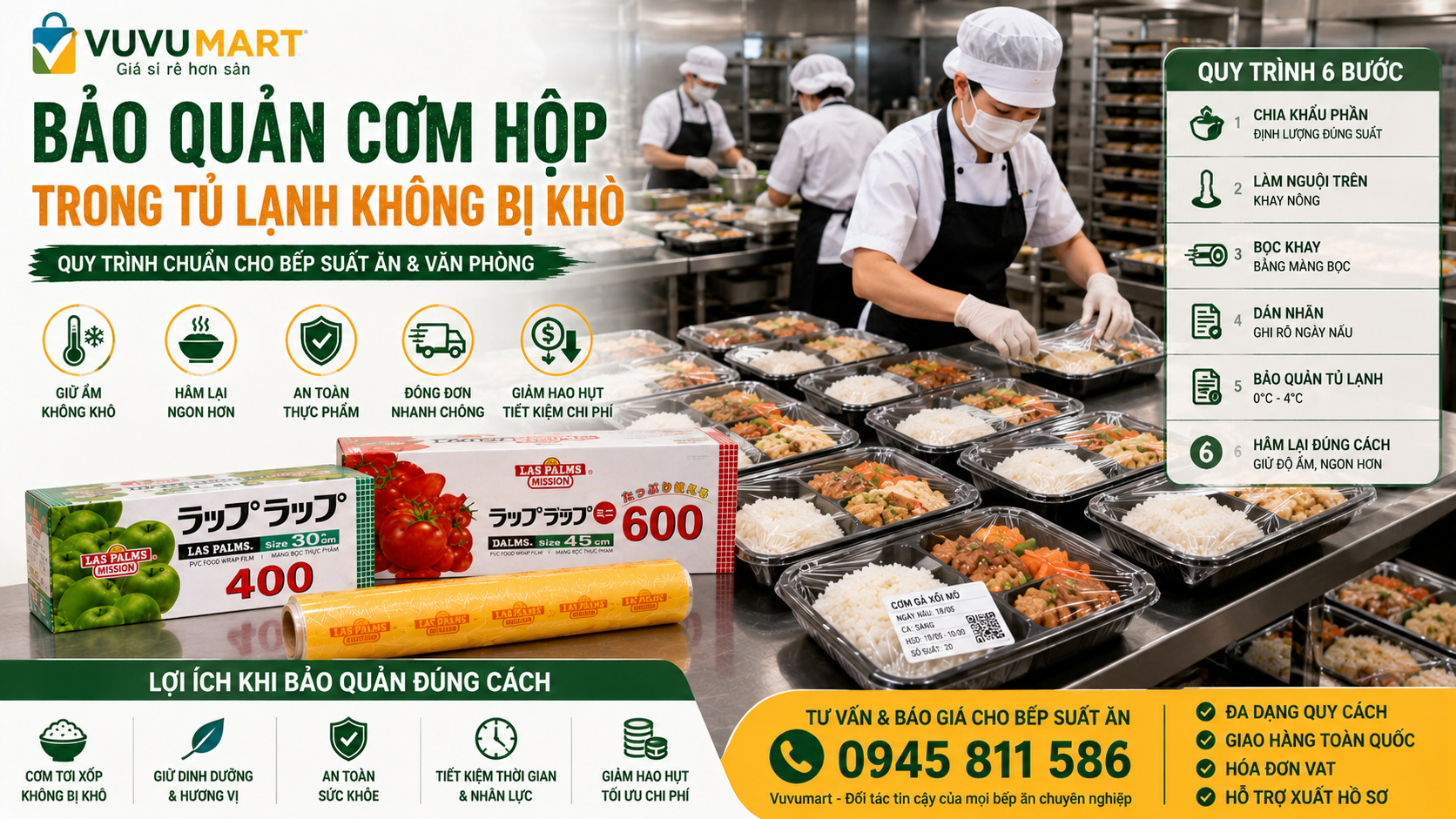 Cách bảo quản cơm hộp trong tủ lạnh không khô, không ôi và dễ hâm lại 3 Cách bảo quản cơm hộp trong tủ lạnh không khô, không ôi và dễ hâm lại