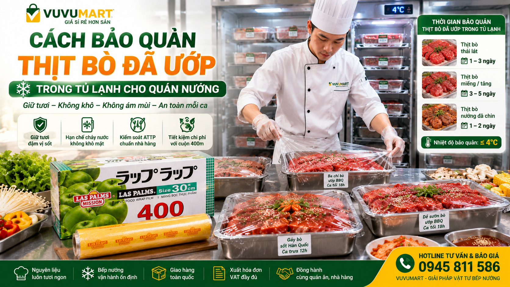 Cách bảo quản thịt bò đã ướp trong tủ lạnh mềm mọng, không chảy nước 3 Cách bảo quản thịt bò đã ướp trong tủ lạnh mềm mọng, không chảy nước
