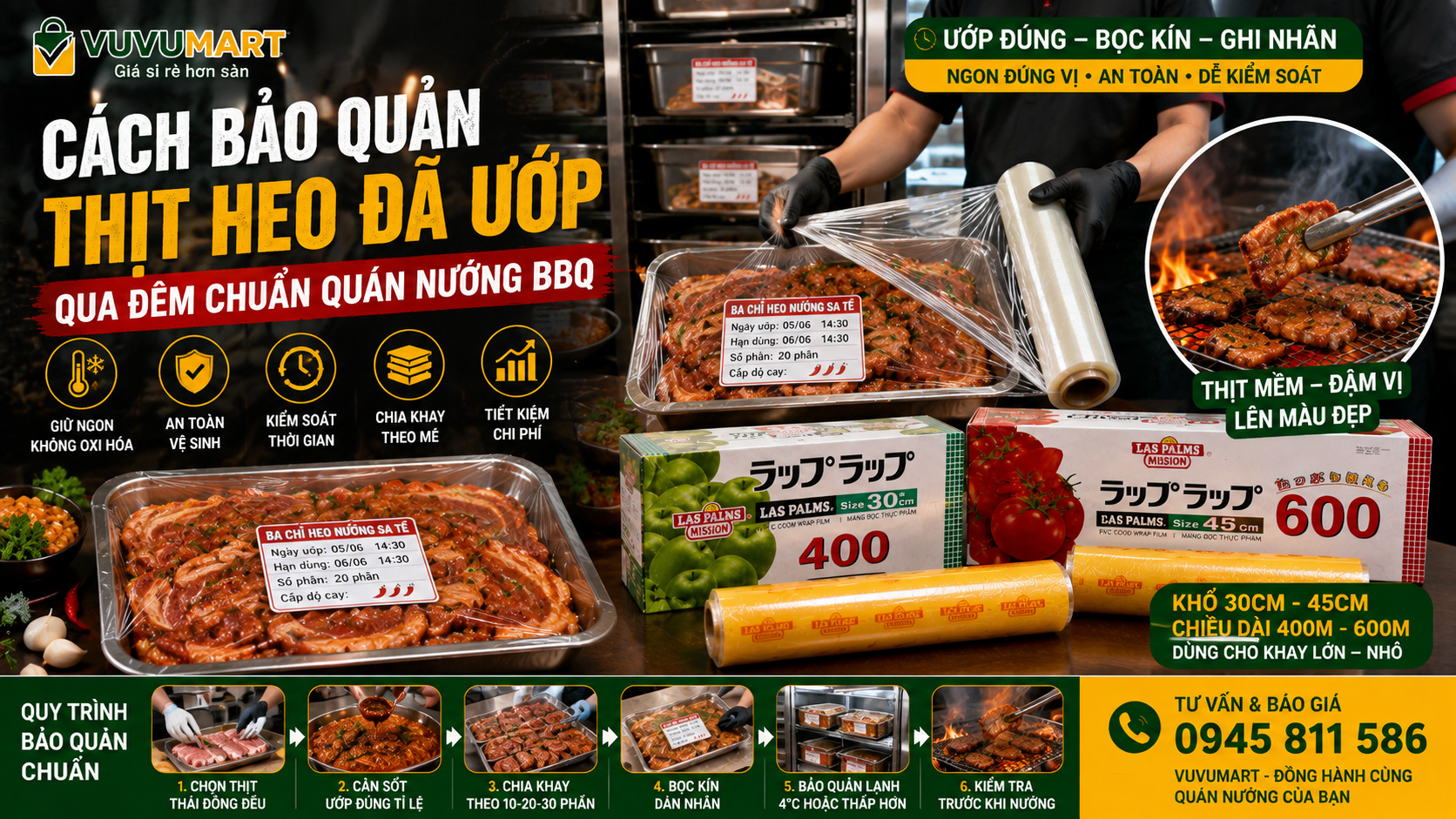 Cách bảo quản thịt heo đã ướp qua đêm mềm ngon, không chua sốt 1 Cách bảo quản thịt heo đã ướp qua đêm mềm ngon, không chua sốt