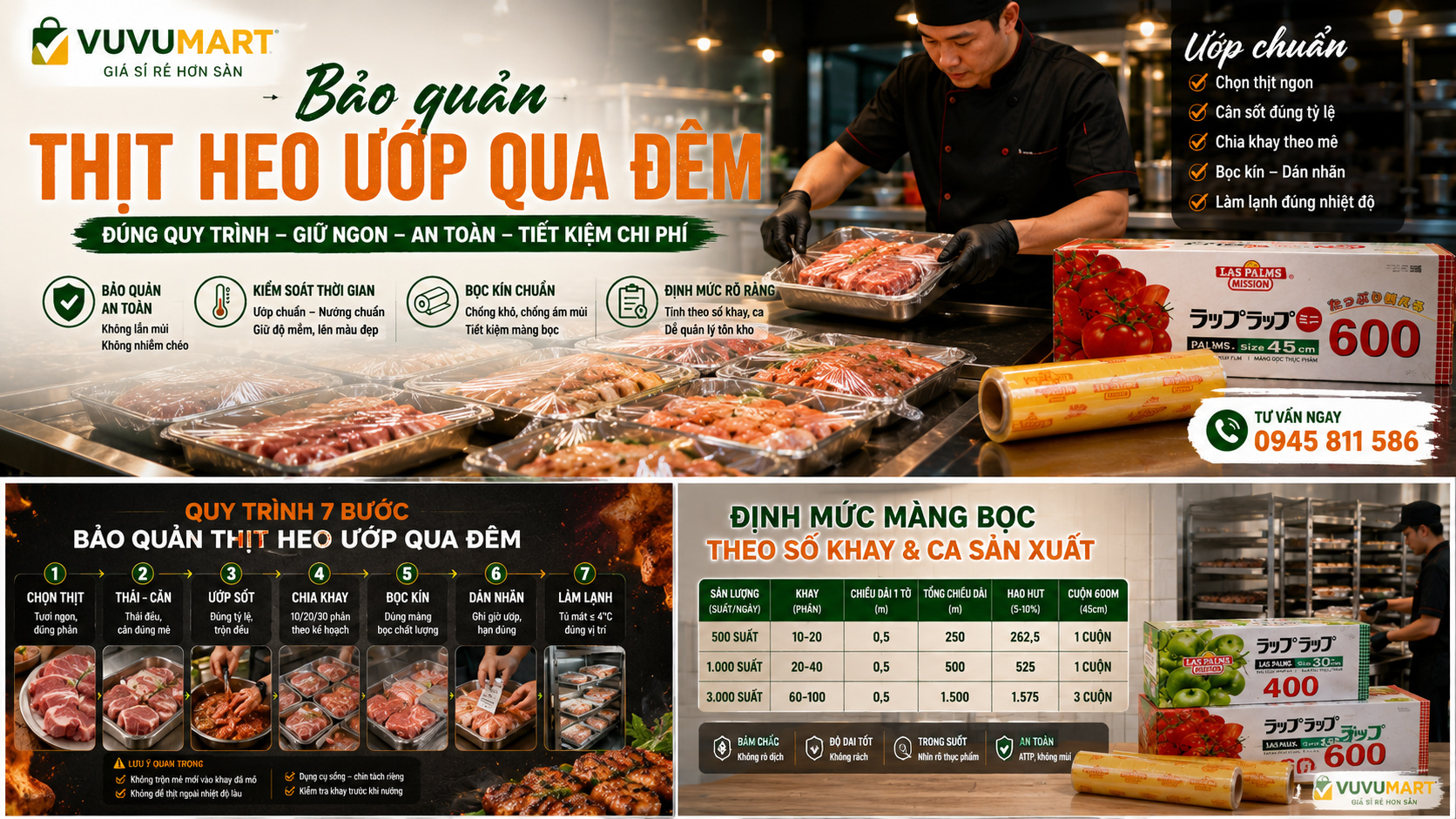 Cách bảo quản thịt heo đã ướp qua đêm mềm ngon, không chua sốt 3 Cách bảo quản thịt heo đã ướp qua đêm mềm ngon, không chua sốt
