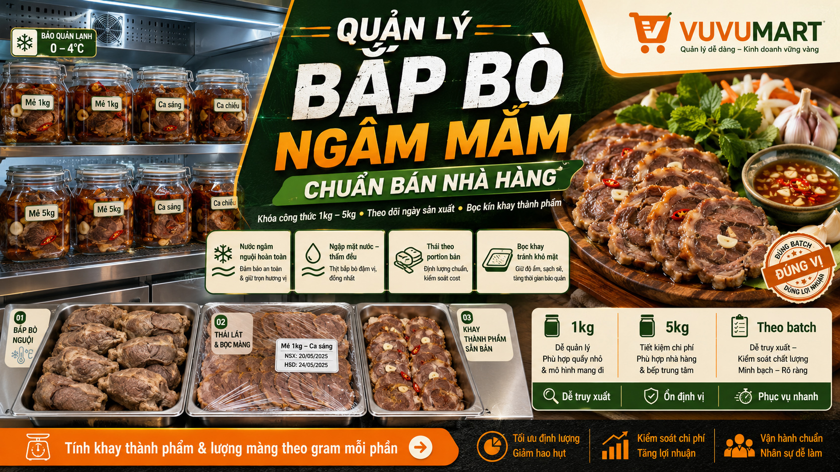 Cách làm bắp bò ngâm mắm giòn sần sật, thơm tiêu tỏi và thấm đều