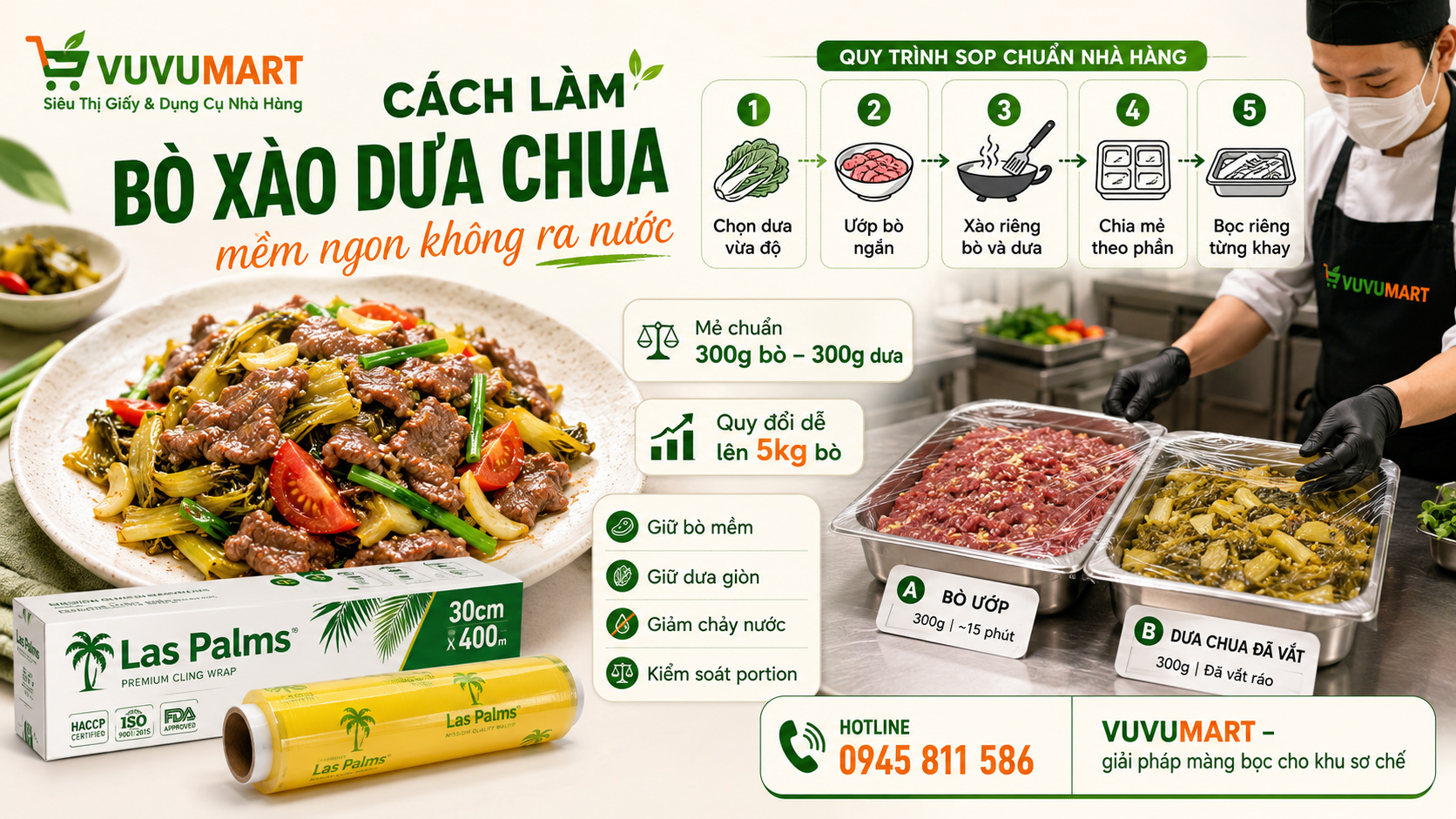 Cách làm bò xào dưa chua mềm đậm vị, chua giòn mà không chảy nước 1 Cách làm bò xào dưa chua mềm đậm vị, chua giòn mà không chảy nước