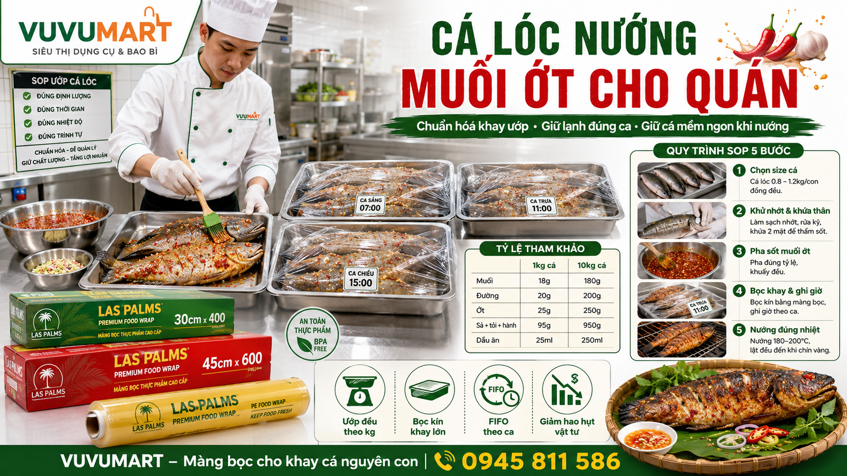 Cách làm cá lóc nướng muối ớt cay thơm, thịt mềm ngọt không bị khô 3 Cách làm cá lóc nướng muối ớt cay thơm, thịt mềm ngọt không bị khô