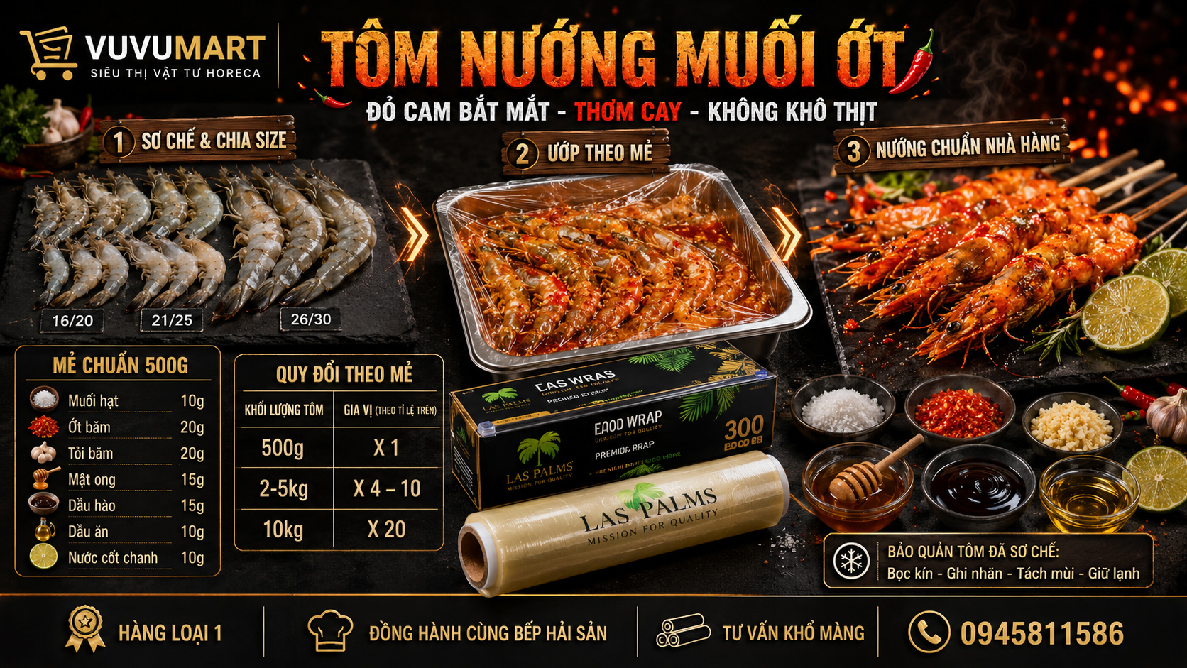 Cách làm tôm nướng muối ớt cay thơm, thịt ngọt giòn như nhà hàng