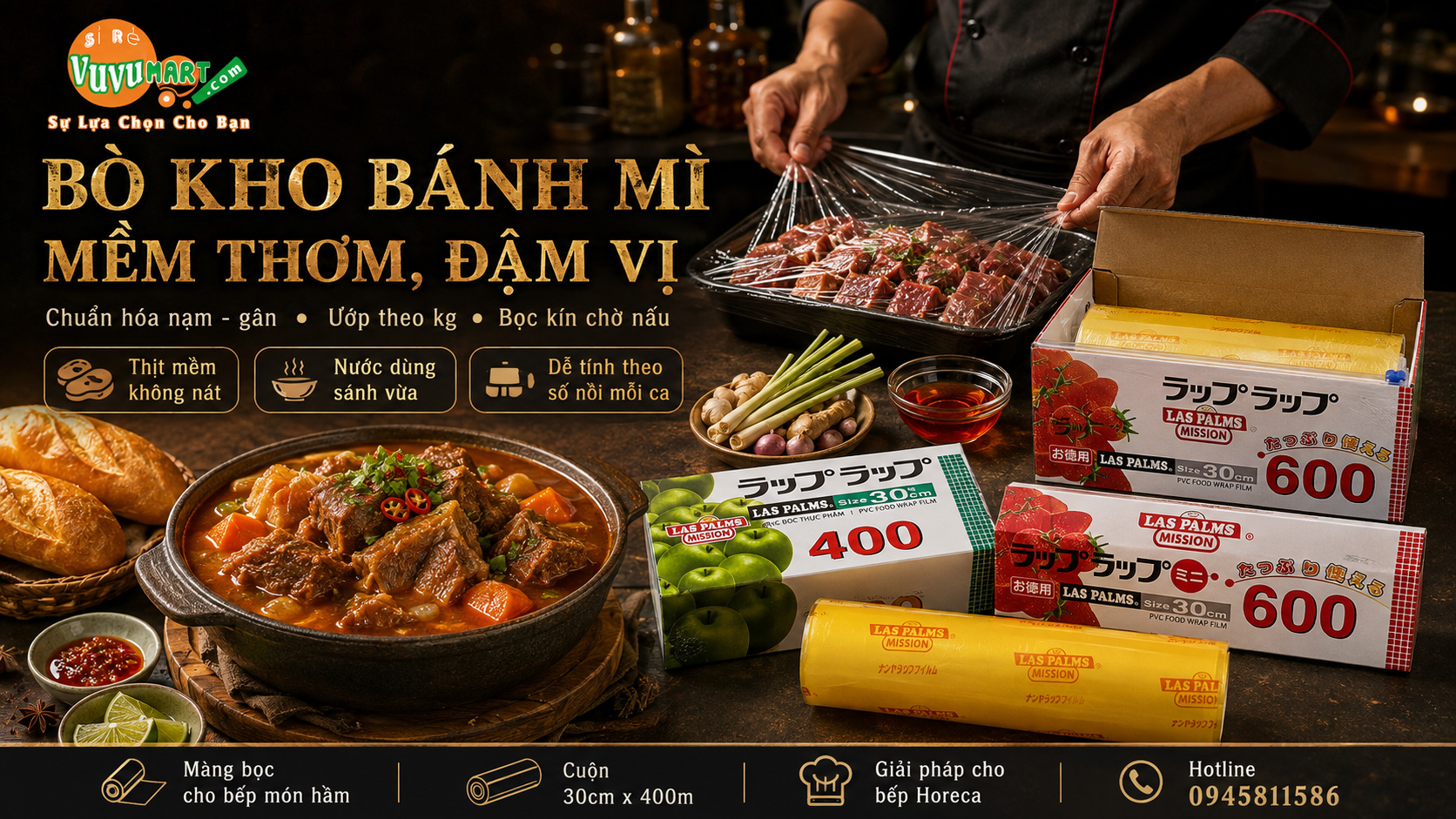 Cách nấu bò kho bánh mì thịt mềm gân giòn, nước sánh thơm chuẩn quán