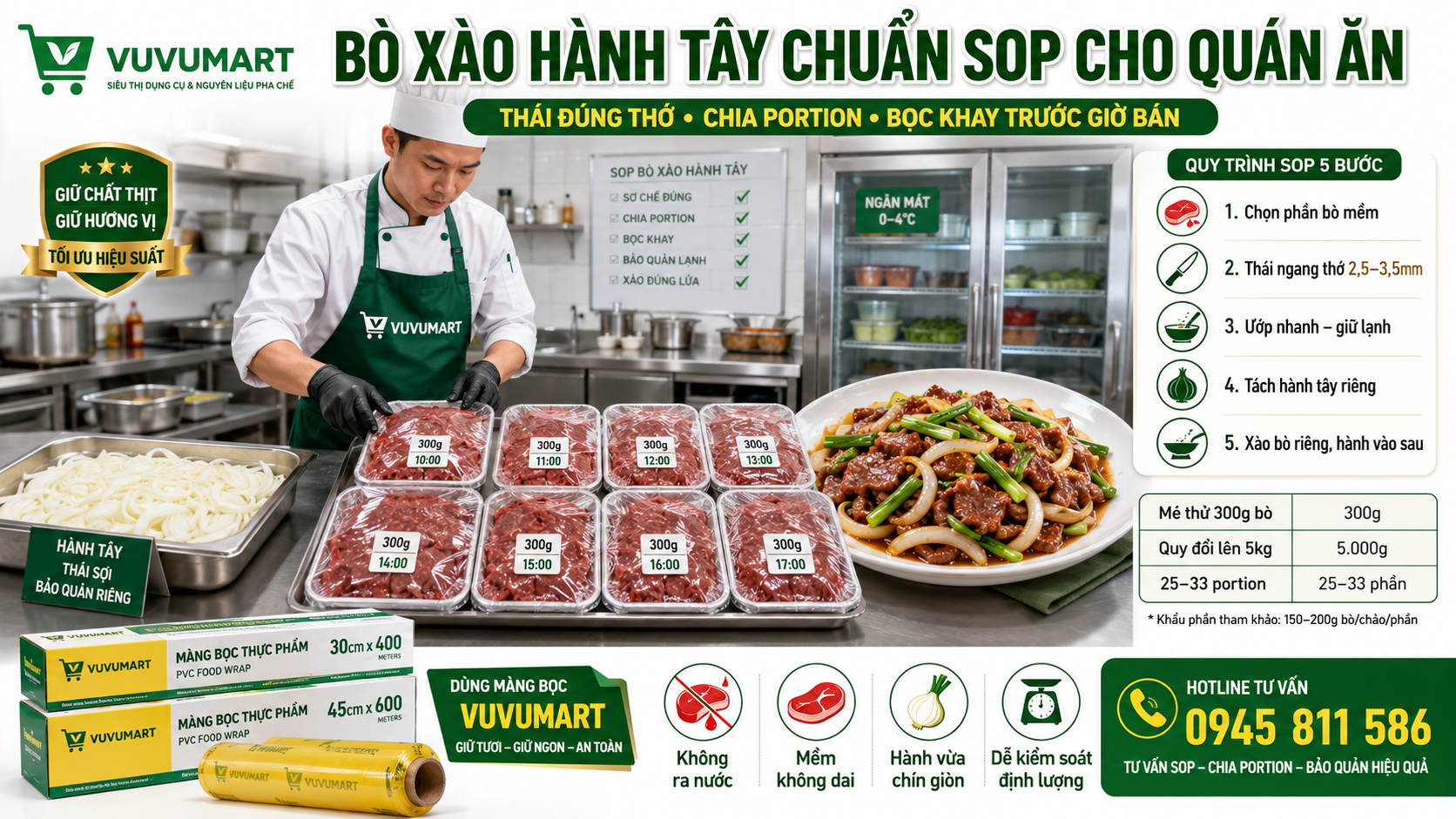Cách xào bò hành tây mềm ngọt, hành giòn thơm mà chảo không ra nước